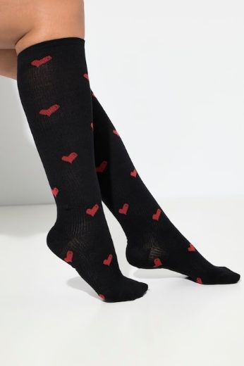 Moda za polnejše Čarape kompresijske plus velikost, xxl, Ulla Popken in Johann Popken (JP1880)