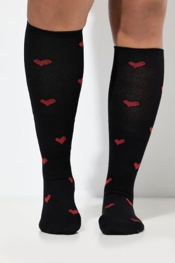 Moda za polnejše Čarape kompresijske plus velikost, xxl, Ulla Popken in Johann Popken (JP1880)