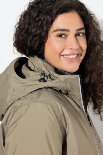 Moda za polnejše Jakna vodootporna s kapuljačom plus velikost, xxl, Ulla Popken in Johann Popken (JP1880)