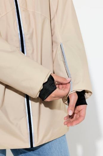 Moda za polnejše Jakna vodootporna s kapuljačom plus velikost, xxl, Ulla Popken in Johann Popken (JP1880)