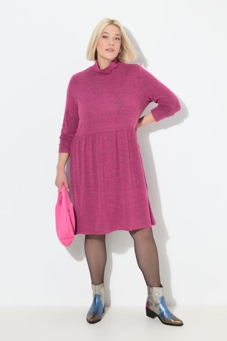 Moda za polnejše Haljina dugih rukava A kroja plus velikost, xxl, Ulla Popken in Johann Popken (JP1880)