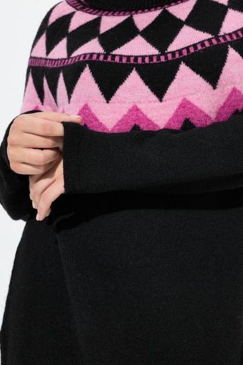 Moda za polnejše Pulover dugih rukava povišenog ovratnika plus velikost, xxl, Ulla Popken in Johann Popken (JP1880)