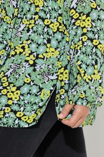 Moda za polnejše Bluza dugih rukava A kroja plus velikost, xxl, Ulla Popken in Johann Popken (JP1880)