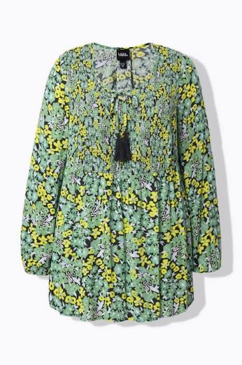 Moda za polnejše Bluza dugih rukava A kroja plus velikost, xxl, Ulla Popken in Johann Popken (JP1880)