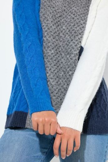 Moda za polnejše Pulover dugih rukava plus velikost, xxl, Ulla Popken in Johann Popken (JP1880)