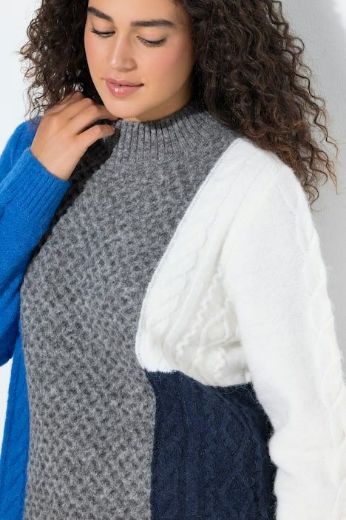 Moda za polnejše Pulover dugih rukava plus velikost, xxl, Ulla Popken in Johann Popken (JP1880)