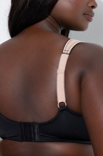 Moda za polnejše Grudnjak s žicom širokih naramenica plus velikost, xxl, Ulla Popken in Johann Popken (JP1880)