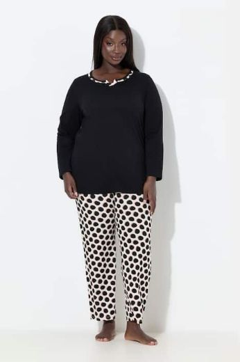 Moda za polnejše Pidžma dugih rukava i dugih nogavica plus velikost, xxl, Ulla Popken in Johann Popken (JP1880)