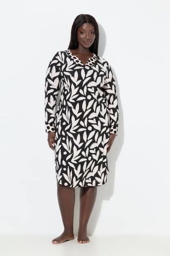 Moda za polnejše Spavaćica dugih rukava plus velikost, xxl, Ulla Popken in Johann Popken (JP1880)