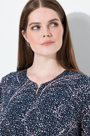 Moda za polnejše Majica 3/4 rukava dužeg A kroja plus velikost, xxl, Ulla Popken in Johann Popken (JP1880)