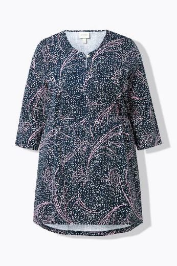 Moda za polnejše Majica 3/4 rukava dužeg A kroja plus velikost, xxl, Ulla Popken in Johann Popken (JP1880)