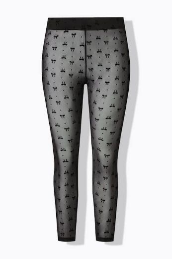 Moda za polnejše Tajice od prozirne mreže plus velikost, xxl, Ulla Popken in Johann Popken (JP1880)