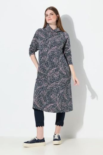 Moda za polnejše Haljina midi dugih rukava plus velikost, xxl, Ulla Popken in Johann Popken (JP1880)