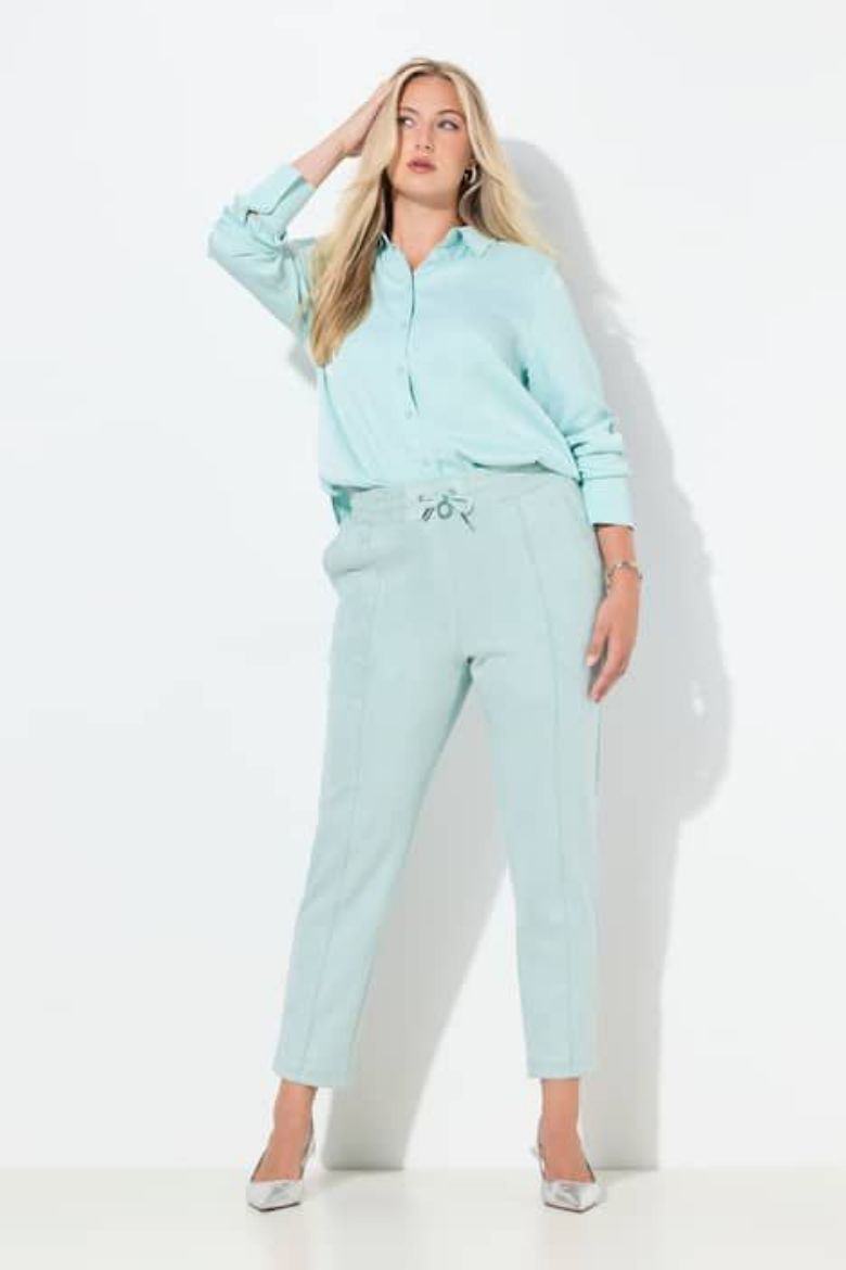 Moda za polnejše Hlače ravnih nogavica elastičnog struka plus velikost, xxl, Ulla Popken in Johann Popken (JP1880)