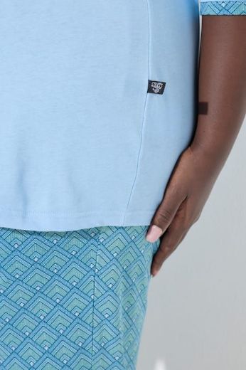 Moda za polnejše Pidžama 3/4 rukava i dugih nogavica plus velikost, xxl, Ulla Popken in Johann Popken (JP1880)