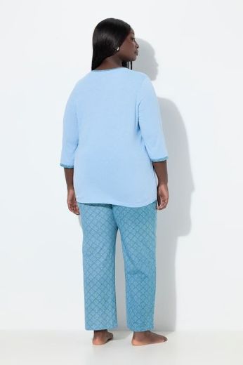 Moda za polnejše Pidžama 3/4 rukava i dugih nogavica plus velikost, xxl, Ulla Popken in Johann Popken (JP1880)