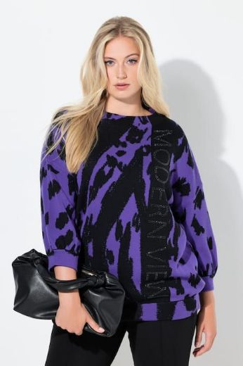 Moda za polnejše Pulover dugih rukava plus velikost, xxl, Ulla Popken in Johann Popken (JP1880)