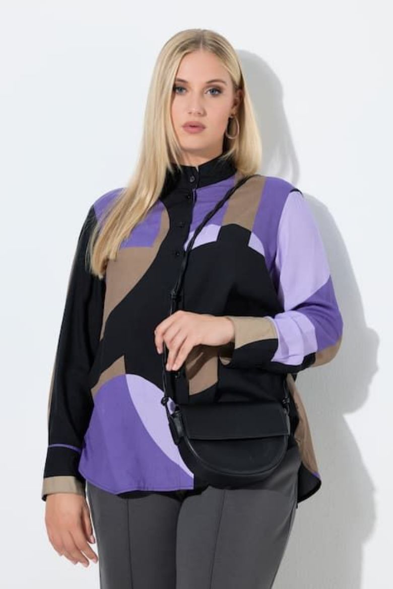 Moda za polnejše Bluza dugih rukava A kroja plus velikost, xxl, Ulla Popken in Johann Popken (JP1880)