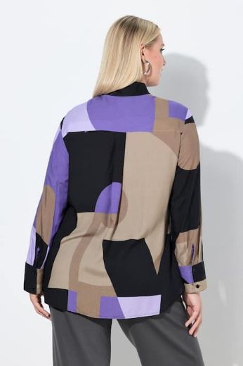 Moda za polnejše Bluza dugih rukava A kroja plus velikost, xxl, Ulla Popken in Johann Popken (JP1880)