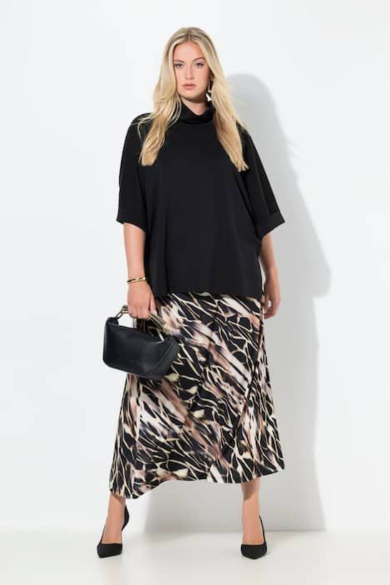 Moda za polnejše Suknja maxi A kroja plus velikost, xxl, Ulla Popken in Johann Popken (JP1880)