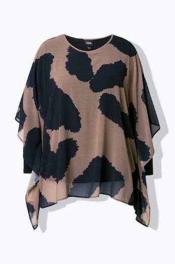 Moda za polnejše Bluza dvoslojna plus velikost, xxl, Ulla Popken in Johann Popken (JP1880)