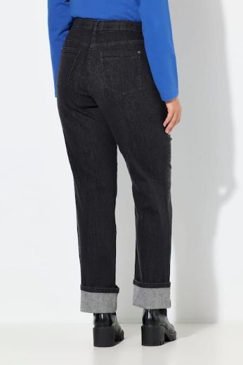 Moda za polnejše Traperice širokih ravnih nogavica plus velikost, xxl, Ulla Popken in Johann Popken (JP1880)