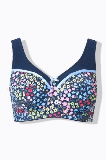 Moda za polnejše Grudnjak bez žice širokih naramenica plus velikost, xxl, Ulla Popken in Johann Popken (JP1880)