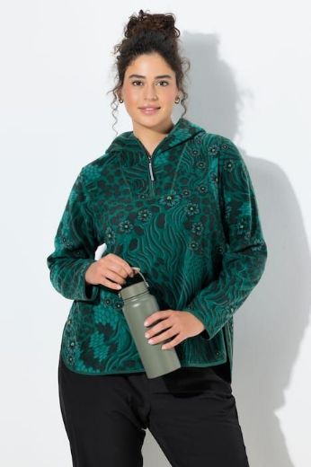 Moda za polnejše Majica dugih rukava s kapuljačom plus velikost, xxl, Ulla Popken in Johann Popken (JP1880)