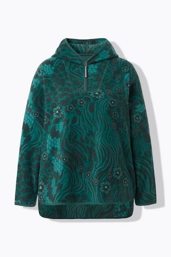 Moda za polnejše Majica dugih rukava s kapuljačom plus velikost, xxl, Ulla Popken in Johann Popken (JP1880)