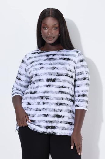 Moda za polnejše Majica 3/4 rukava plus velikost, xxl, Ulla Popken in Johann Popken (JP1880)