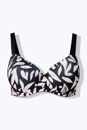 Moda za polnejše Grudnjak sa žicom cvjetnog uzorka plus velikost, xxl, Ulla Popken in Johann Popken (JP1880)