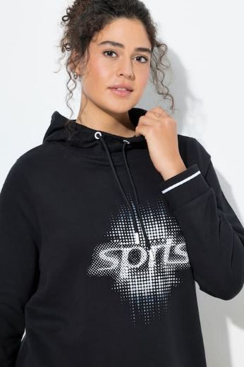 Moda za polnejše Majica dugih rukava s kapuljačom plus velikost, xxl, Ulla Popken in Johann Popken (JP1880)