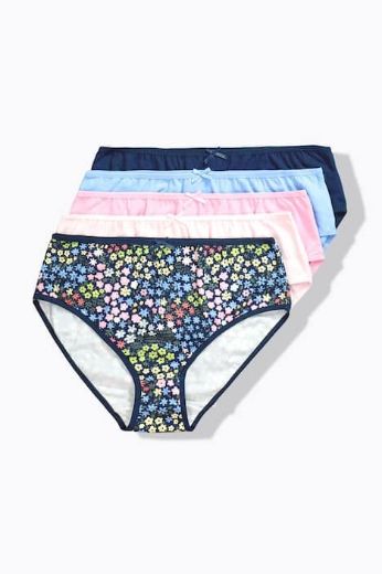 Moda za polnejše Gaćice midi 5 komada plus velikost, xxl, Ulla Popken in Johann Popken (JP1880)