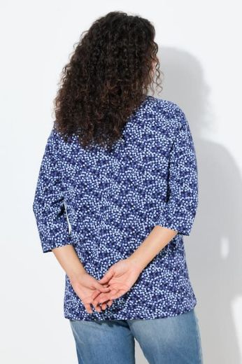 Moda za polnejše Majica 3/4 rukava A kroja plus velikost, xxl, Ulla Popken in Johann Popken (JP1880)