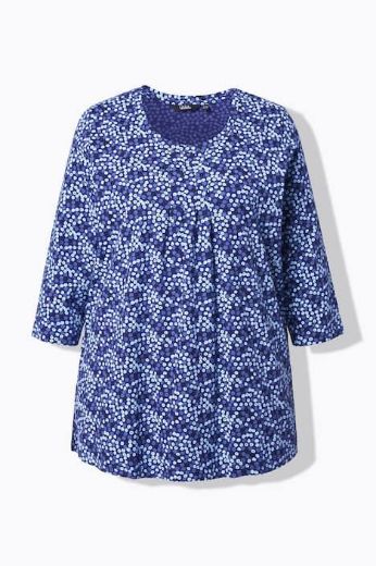 Moda za polnejše Majica 3/4 rukava A kroja plus velikost, xxl, Ulla Popken in Johann Popken (JP1880)