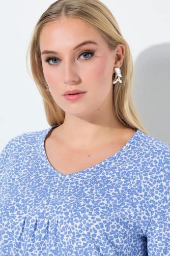 Moda za polnejše Majica 3/4 rukava A kroja plus velikost, xxl, Ulla Popken in Johann Popken (JP1880)