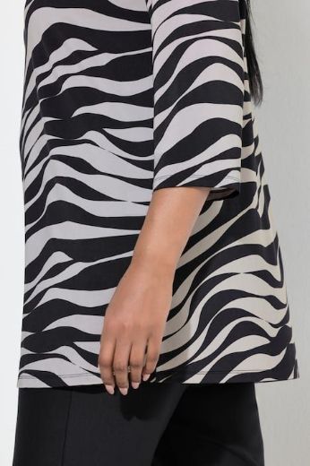 Moda za polnejše Majica 3/4 rukava A kroja plus velikost, xxl, Ulla Popken in Johann Popken (JP1880)