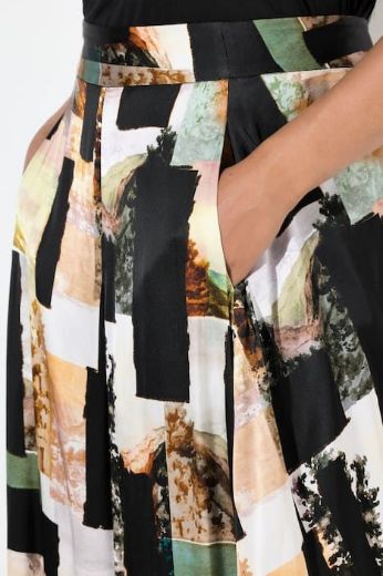 Moda za polnejše Suknja midi A kroja plus velikost, xxl, Ulla Popken in Johann Popken (JP1880)