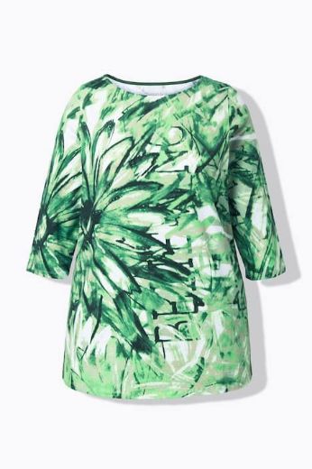 Moda za polnejše Majica 3/4 rukava A kroja plus velikost, xxl, Ulla Popken in Johann Popken (JP1880)