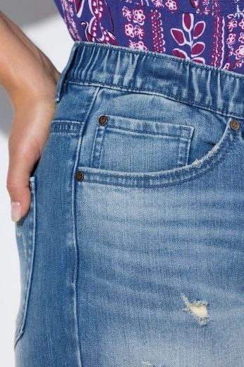 Moda za polnejše Traperice širih nogavica plus velikost, xxl, Ulla Popken in Johann Popken (JP1880)