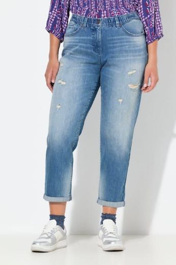 Moda za polnejše Traperice širih nogavica plus velikost, xxl, Ulla Popken in Johann Popken (JP1880)