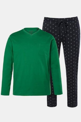 Moda za polnejše Pidžama dugih rukava i dugih nogavica plus velikost, xxl, Ulla Popken in Johann Popken (JP1880)