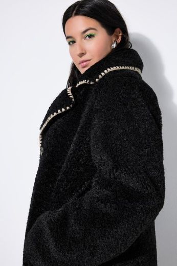 Moda za polnejše Kaput od flisa A kroja plus velikost, xxl, Ulla Popken in Johann Popken (JP1880)