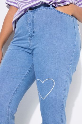 Moda za polnejše Traperice širokih nogavica plus velikost, xxl, Ulla Popken in Johann Popken (JP1880)