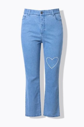 Moda za polnejše Traperice širokih nogavica plus velikost, xxl, Ulla Popken in Johann Popken (JP1880)