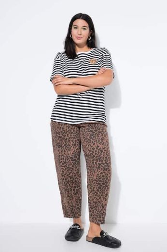 Moda za polnejše Majica kratkih rukava na pruge plus velikost, xxl, Ulla Popken in Johann Popken (JP1880)