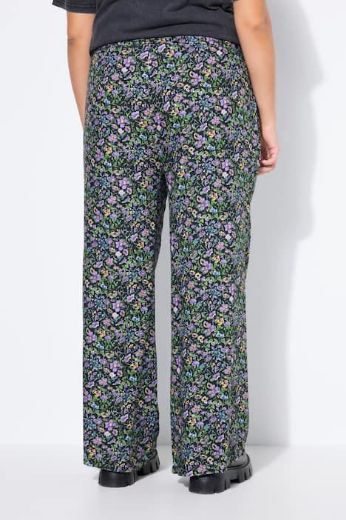 Moda za polnejše Hlače širokih nogavica cvjetnog uzorka plus velikost, xxl, Ulla Popken in Johann Popken (JP1880)