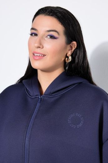 Moda za polnejše Majica dugih rukava s patentnim zatvaračem i kapuljačom plus velikost, xxl, Ulla Popken in Johann Popken (JP1880)