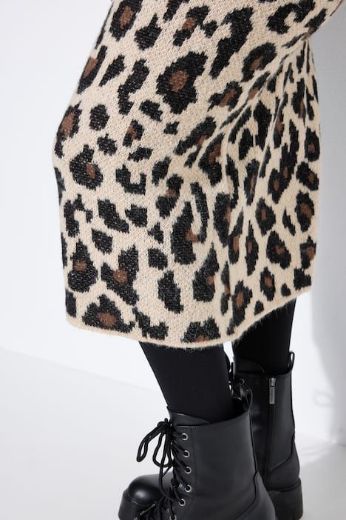 Moda za polnejše Suknja midi s leopard uzorkom plus velikost, xxl, Ulla Popken in Johann Popken (JP1880)