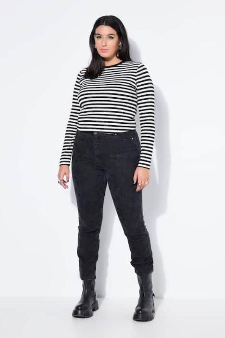 Moda za polnejše Traperice širokih nogavica plus velikost, xxl, Ulla Popken in Johann Popken (JP1880)